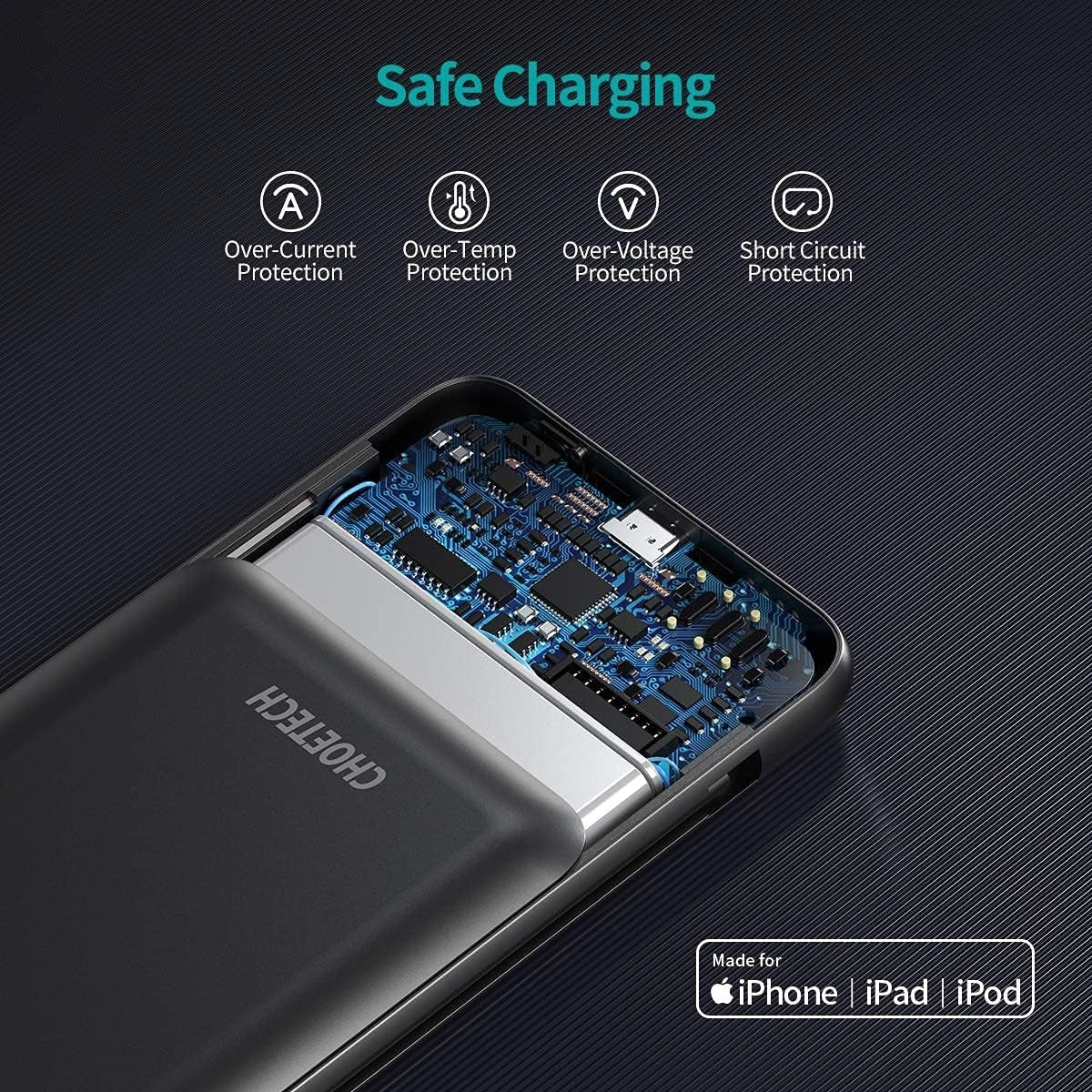 Power Bank 10000Mah 18W (with 2 cables)