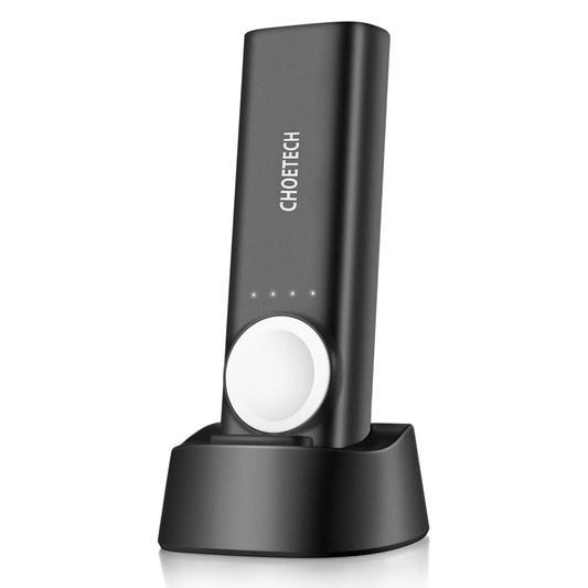 2-in-1 Portable Wireless iWatch Quick Charger 5000mAh Power Bank