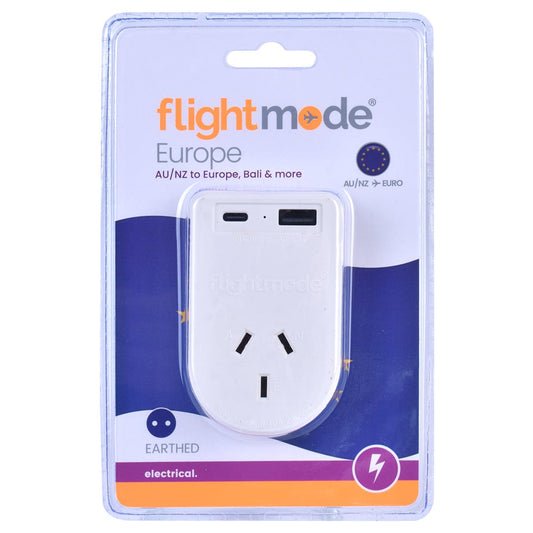 AU/NZ to EUROPE/BALI Travel Adapter with USB Type C & A